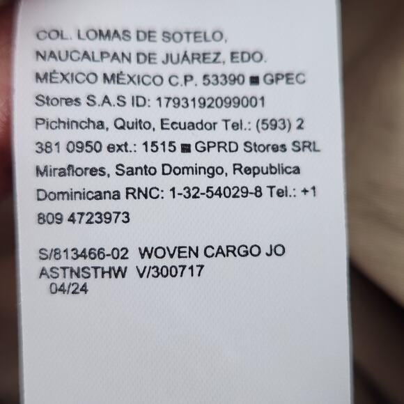 Old Navy Quick Dry High-Waist Cargo Joggers Womens XXL Beige Ankle Zip Sporty - Picture 7 of 10